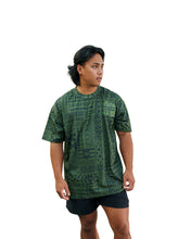 ALOHA OLIVE TAPA TEE Shirts Hawaii's Finest SMALL 