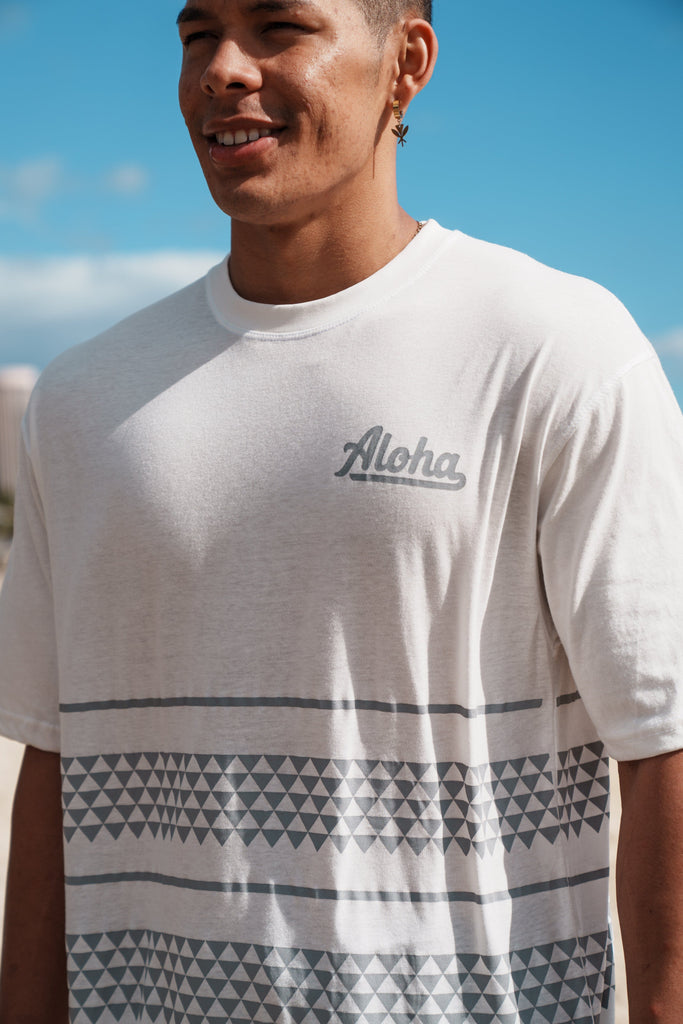 Aloha Baseline Diamond Soft & Stretchy Breathable Black T-Shirt –  Hawaiiverse