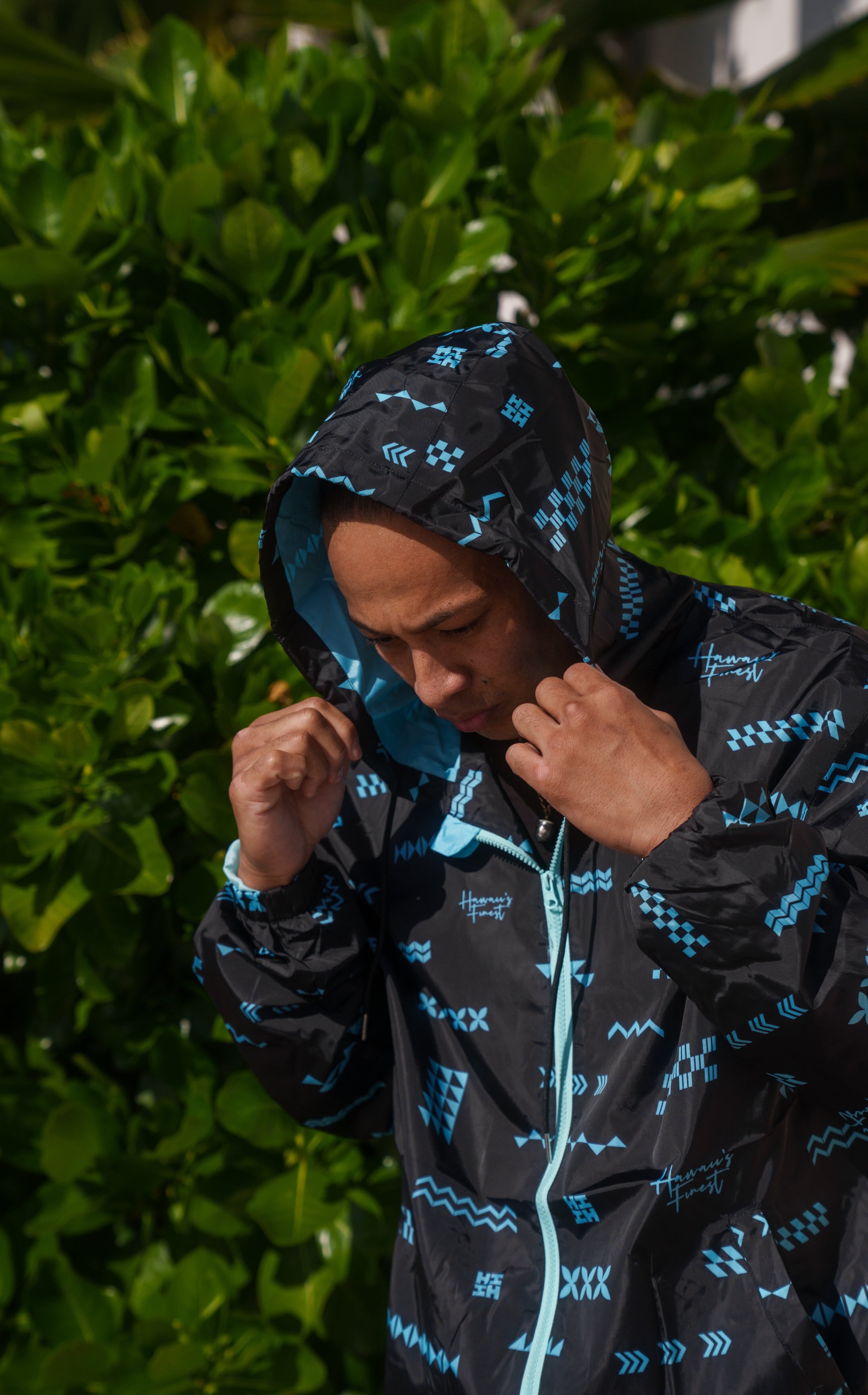 ʻANO KĀPALA BLACK & MINT WINDBREAKER Jersey Hawaii's Finest 