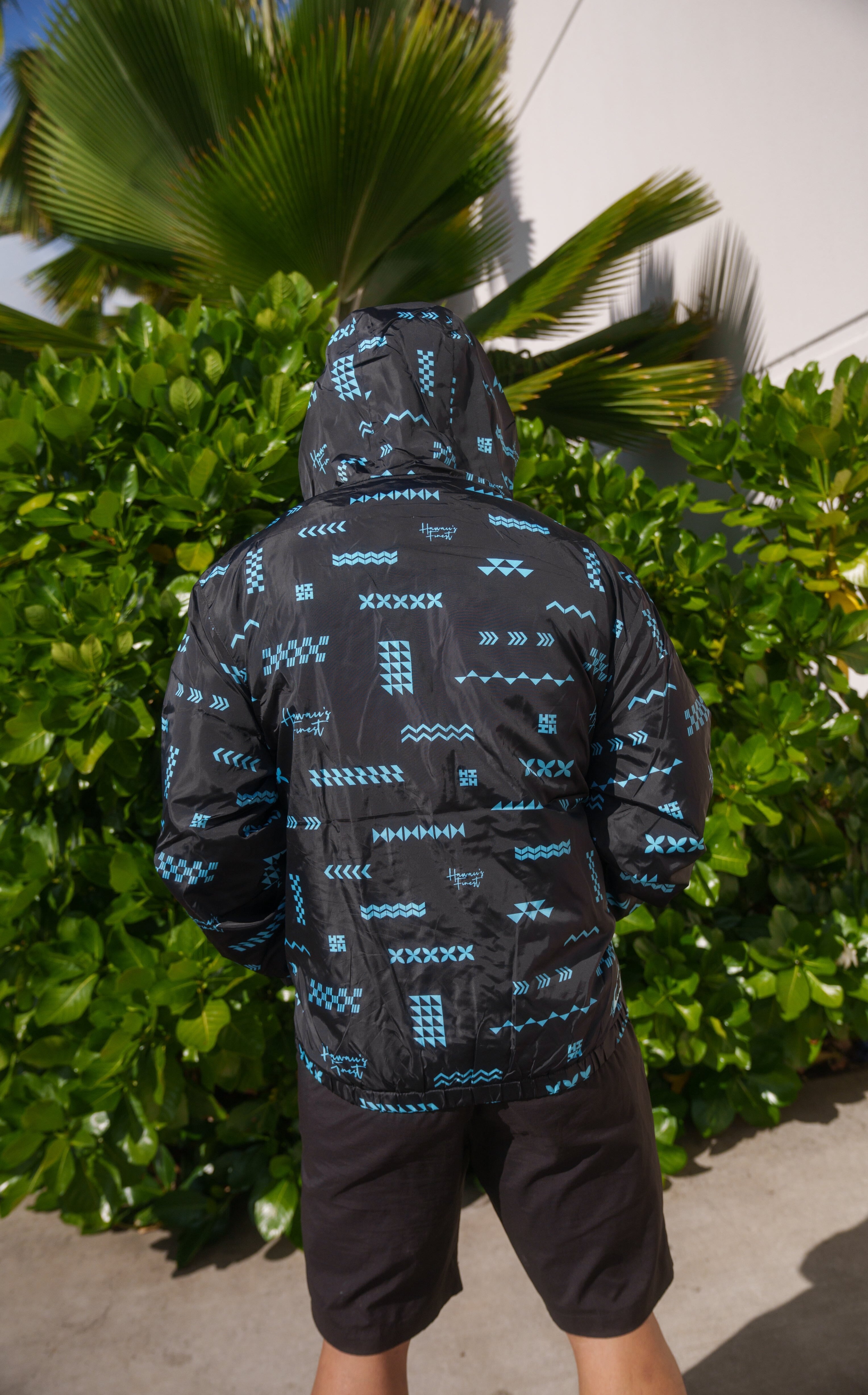 ʻANO KĀPALA BLACK & MINT WINDBREAKER Jersey Hawaii's Finest 