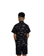 ʻANO KĀPALA KEIKI BLACK & WHITE ALOHA SHIRT Shirts Hawaii's Finest 
