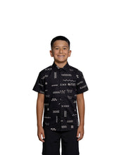 ʻANO KĀPALA KEIKI BLACK & WHITE ALOHA SHIRT Shirts Hawaii's Finest XX-SMALL 