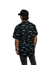 ʻANO KĀPALA MEN'S BLACK & MINT ALOHA SHIRT Shirts Hawaii's Finest 