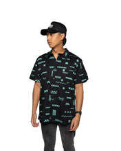 ʻANO KĀPALA MEN'S BLACK & MINT ALOHA SHIRT Shirts Hawaii's Finest SMALL 