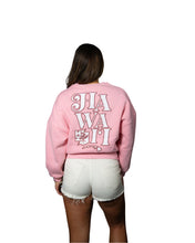 BABY PINK HI FINEST WOMEN'S OVERSIZED CROP SWEATER Jacket Hawaii's Finest 