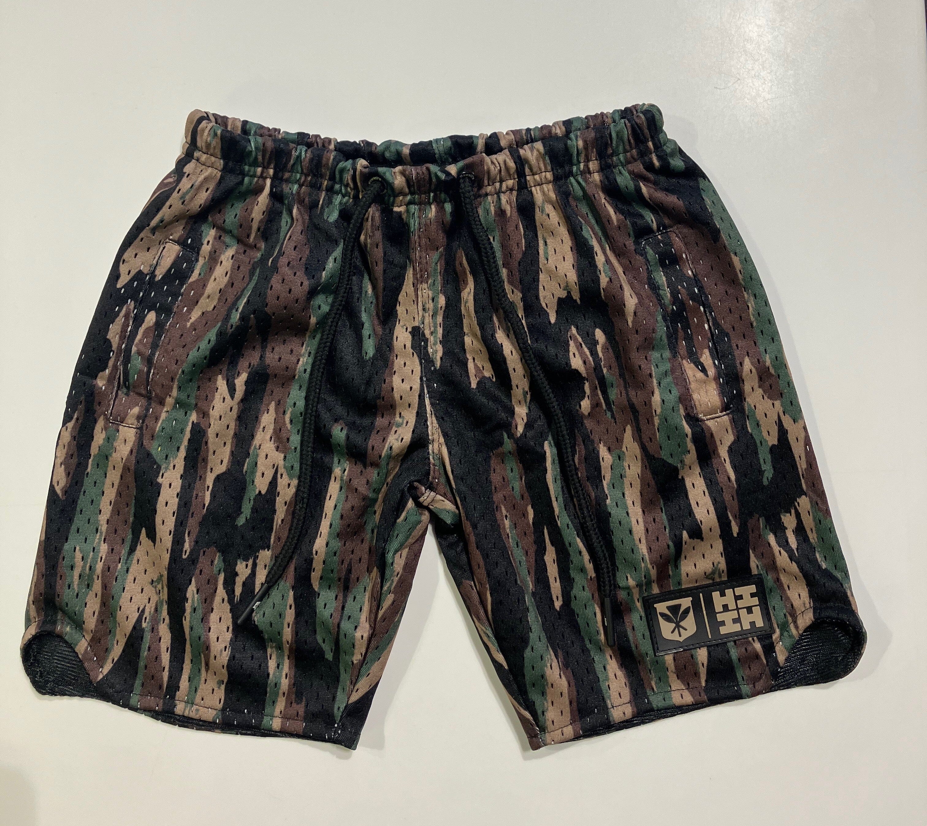 BARK CAMO KEIKI MESH SHORTS Shirts Hawaii's Finest 