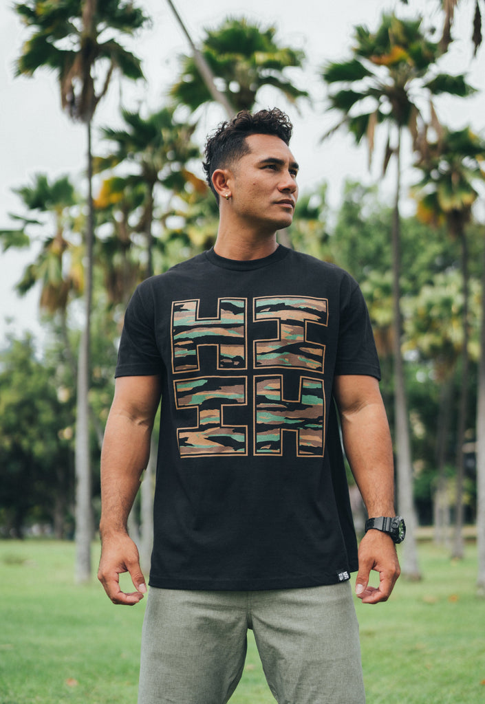 BARK CAMO WOODLAND T-SHIRT Shirts Hawaii's Finest 