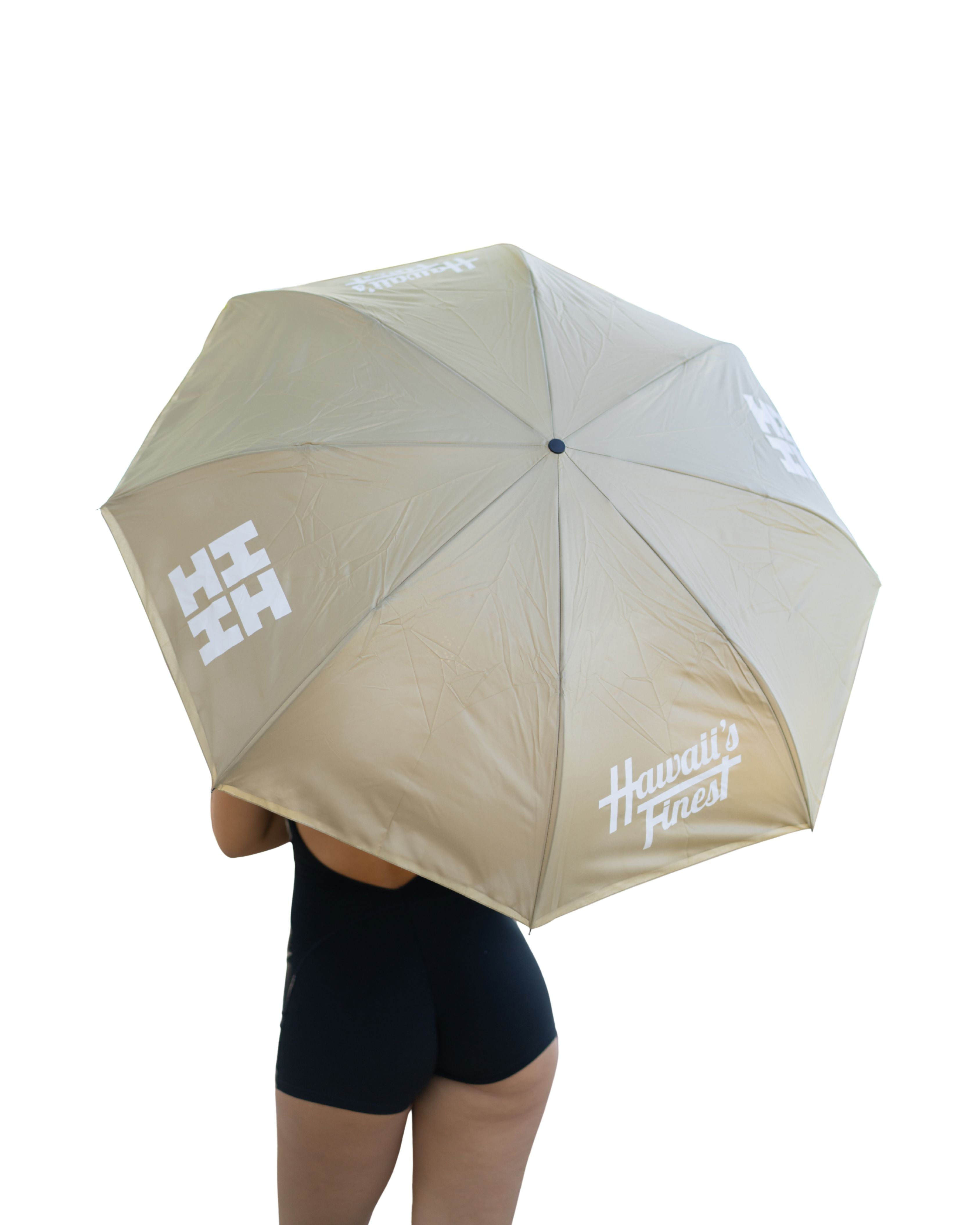BEIGE PUAKENIKENI UMBRELLA Hawaii's Finest 