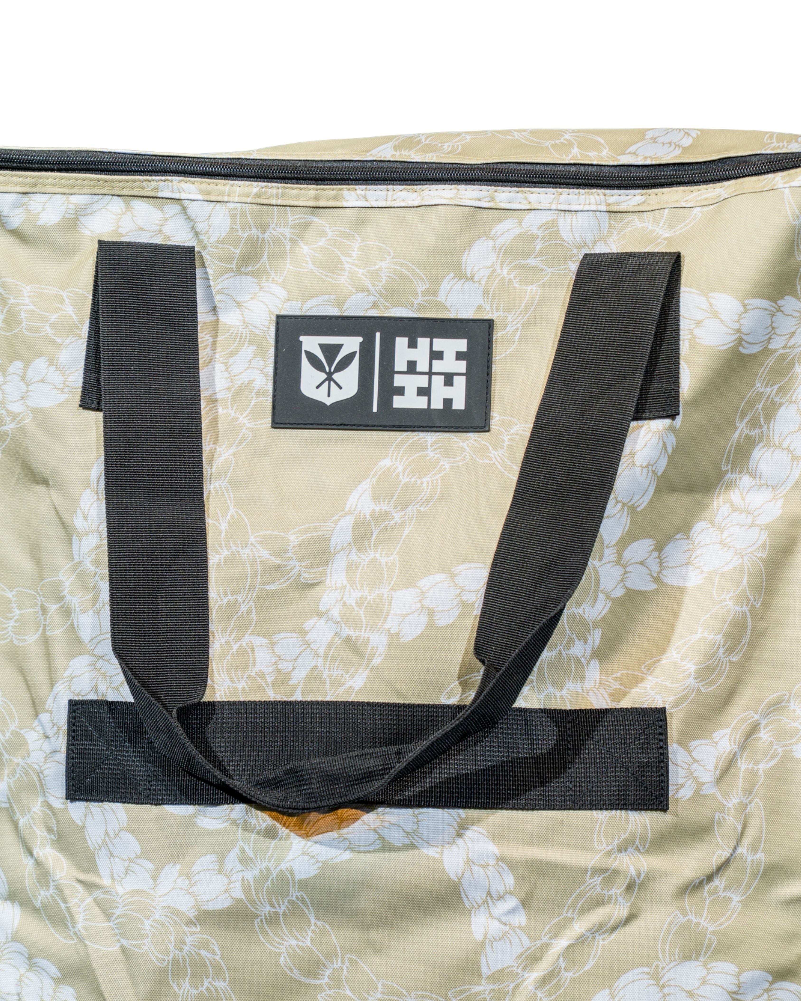 BEIGE & WHITE PIKAKE LEIS 4-WHEELAH BAGS Bags Hawaii's Finest 
