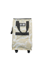 BEIGE & WHITE PIKAKE LEIS 4-WHEELAH BAGS
