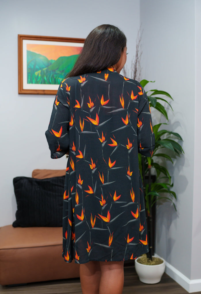 BIRDS OF PARADISE MINI COLLECTION CARDIGAN Shirts Hawaii's Finest 