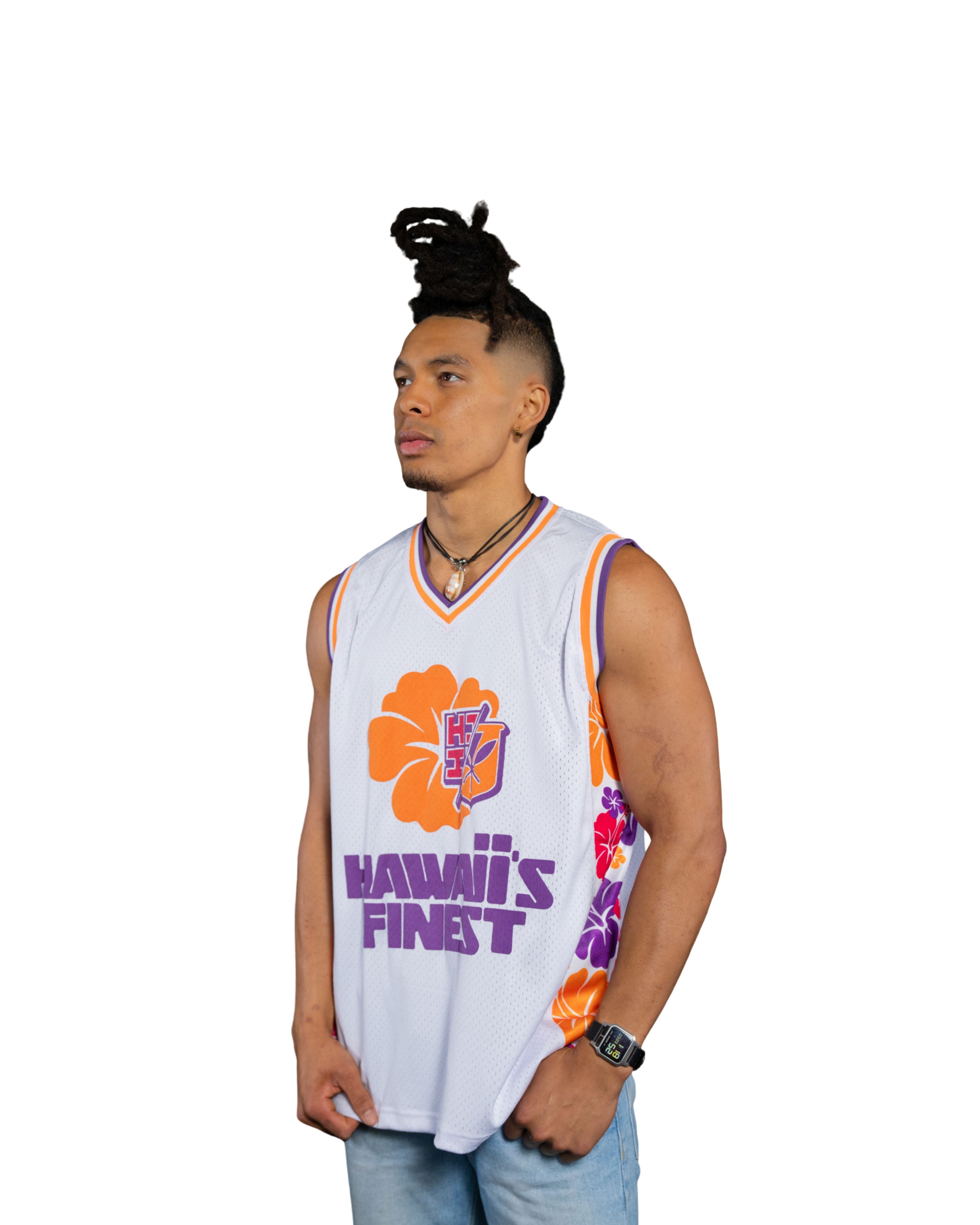 BISCUS BASKETBALL JERSEY Jersey Hawaii's Finest X-SMALL 
