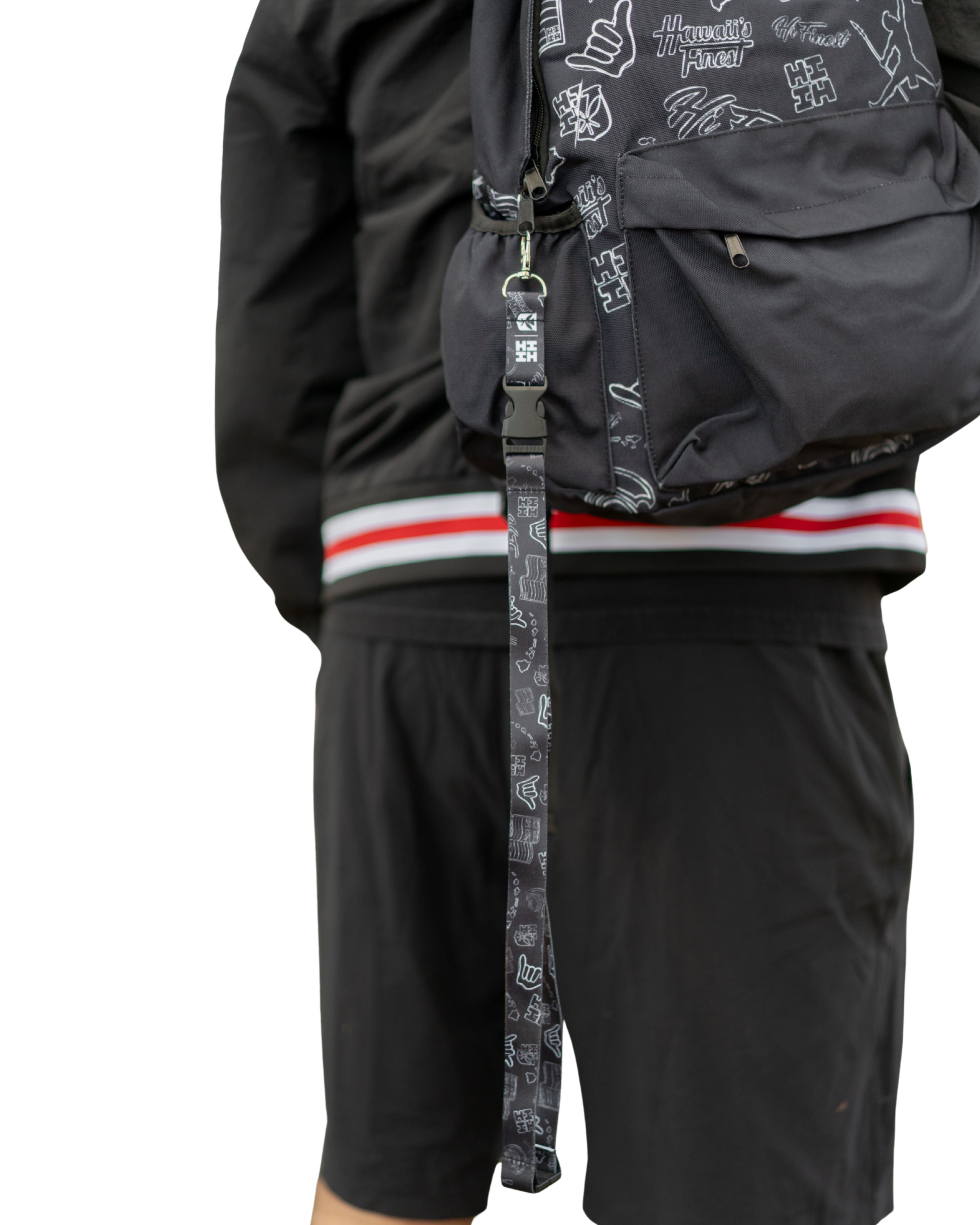 BLACK DOODLE BACK-TO-SCHOOL SET Backpack Hawaii's Finest 