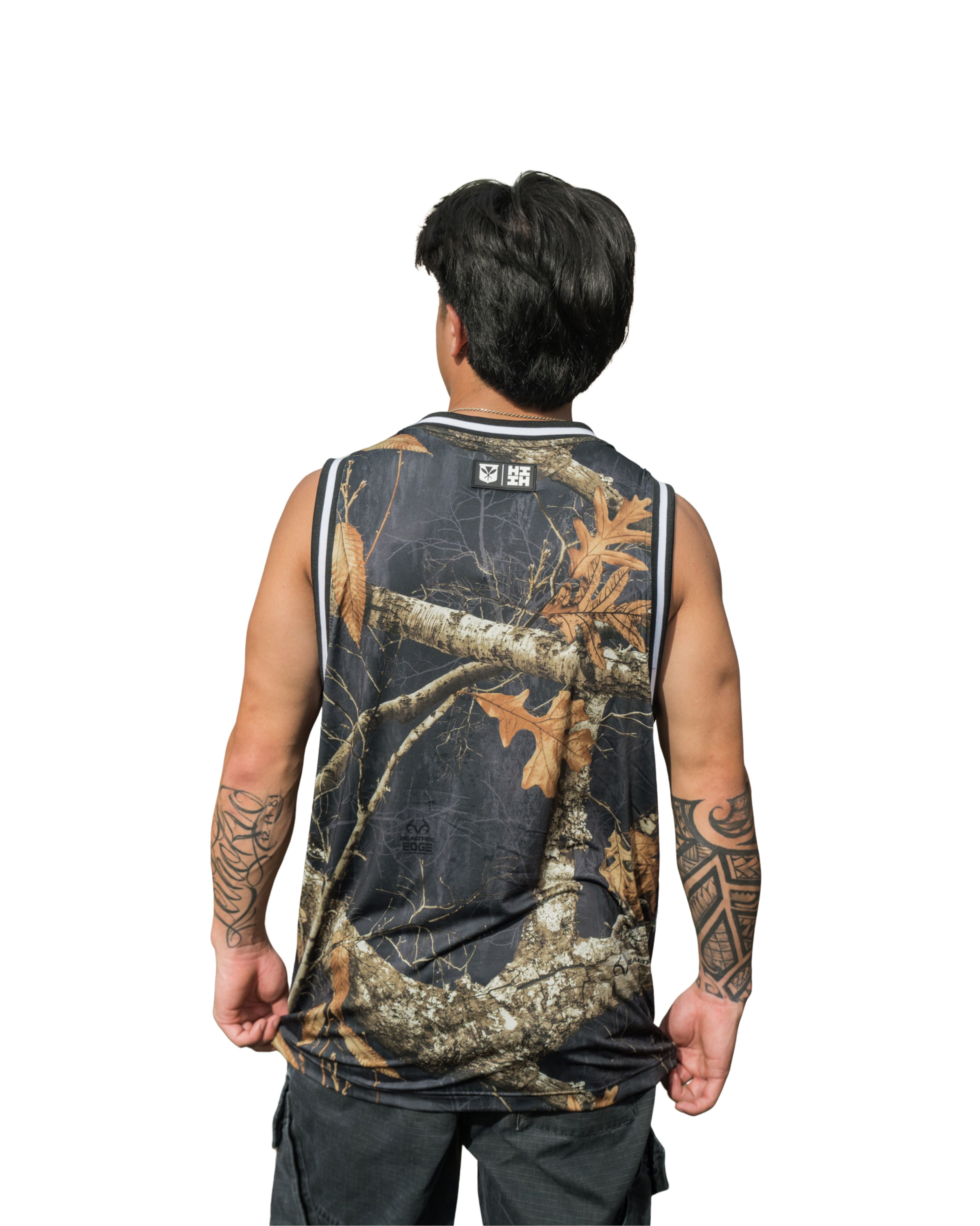 BLACK EDGE REAL TREE CAMO BASKETBALL JERSEY Jersey Hawaii's Finest 