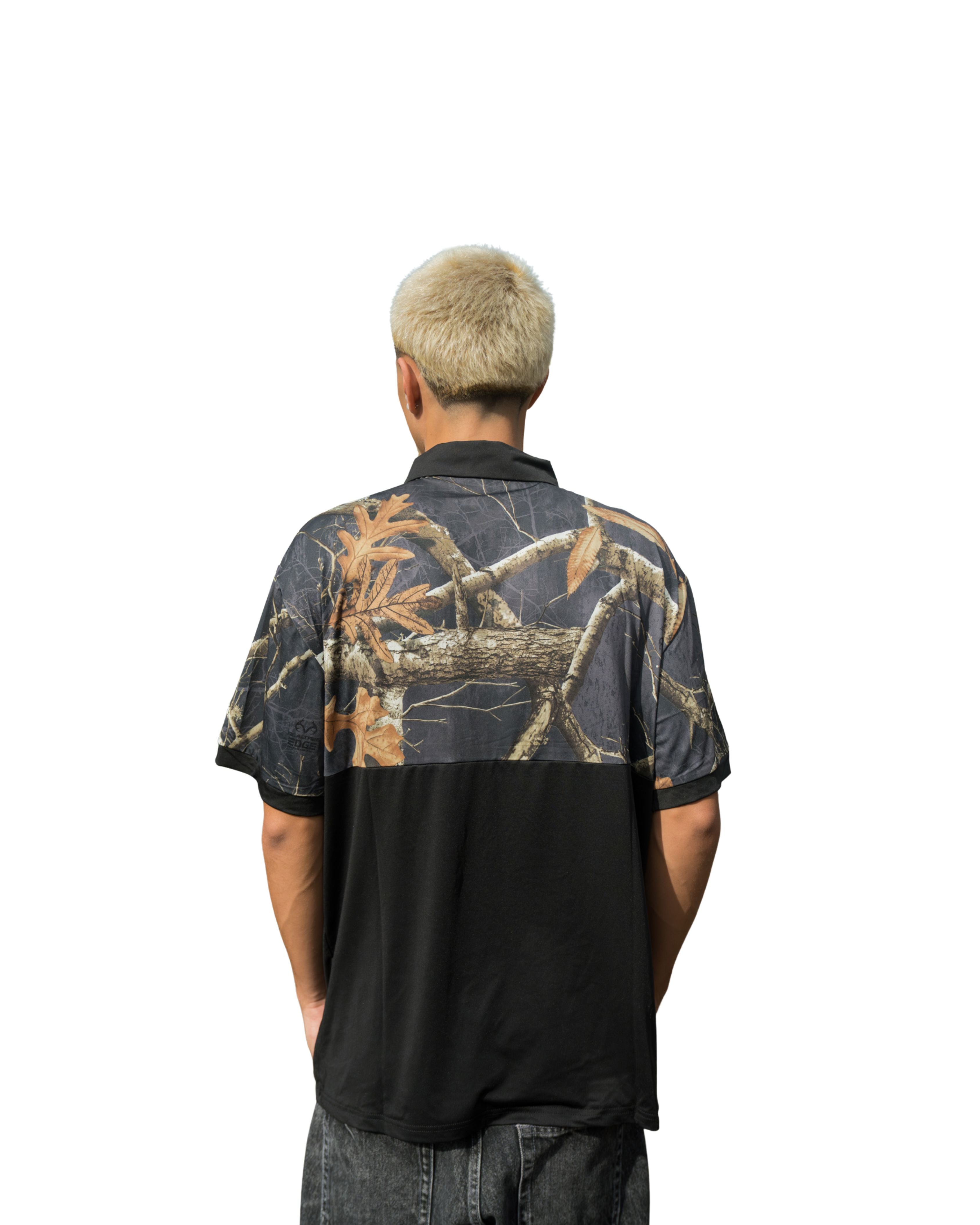 BLACK EDGE REAL TREE CAMO GOLF SHIRT Shirts Hawaii's Finest 