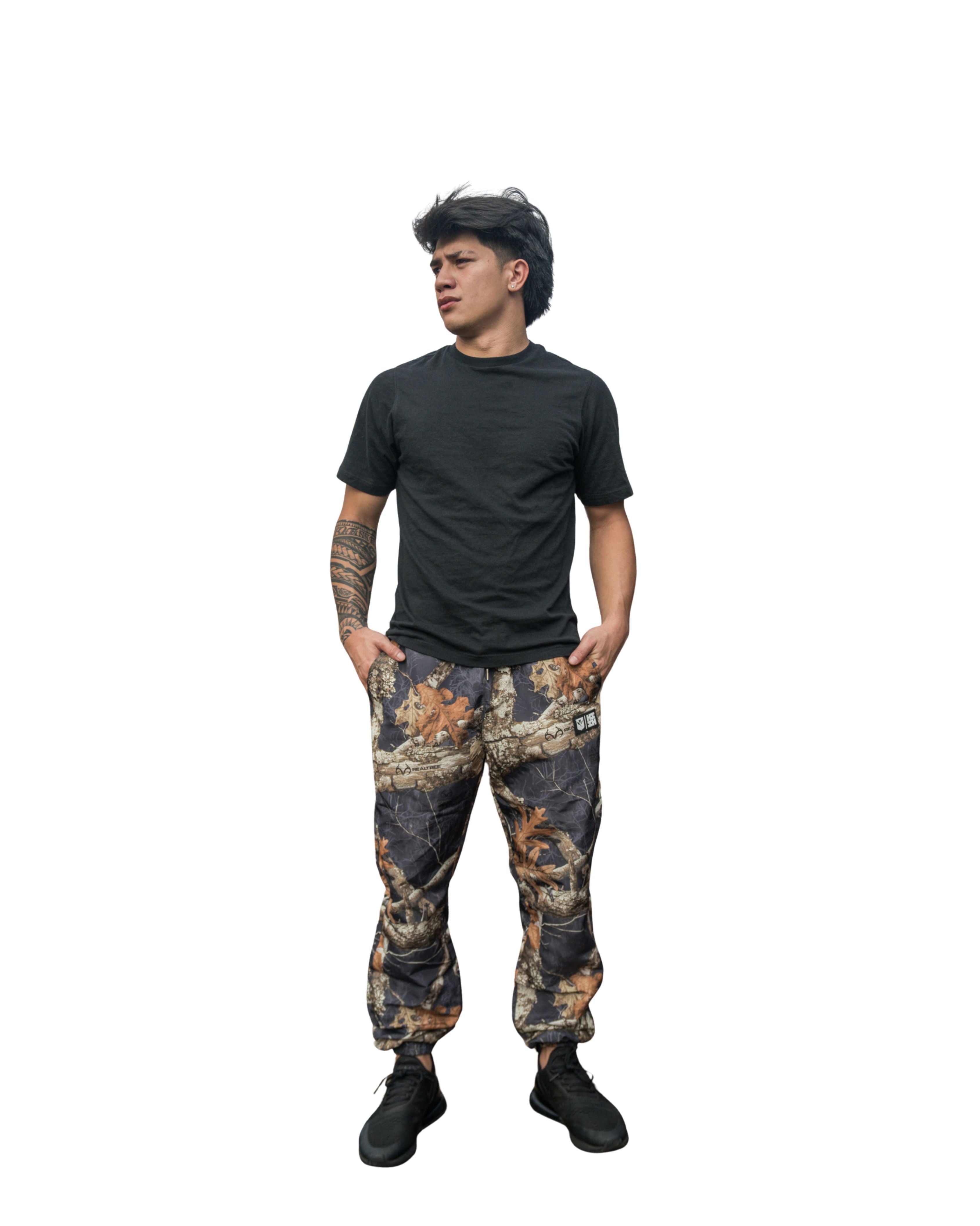 BLACK EDGE REAL TREE CAMO JOGGERS Shorts Hawaii's Finest 