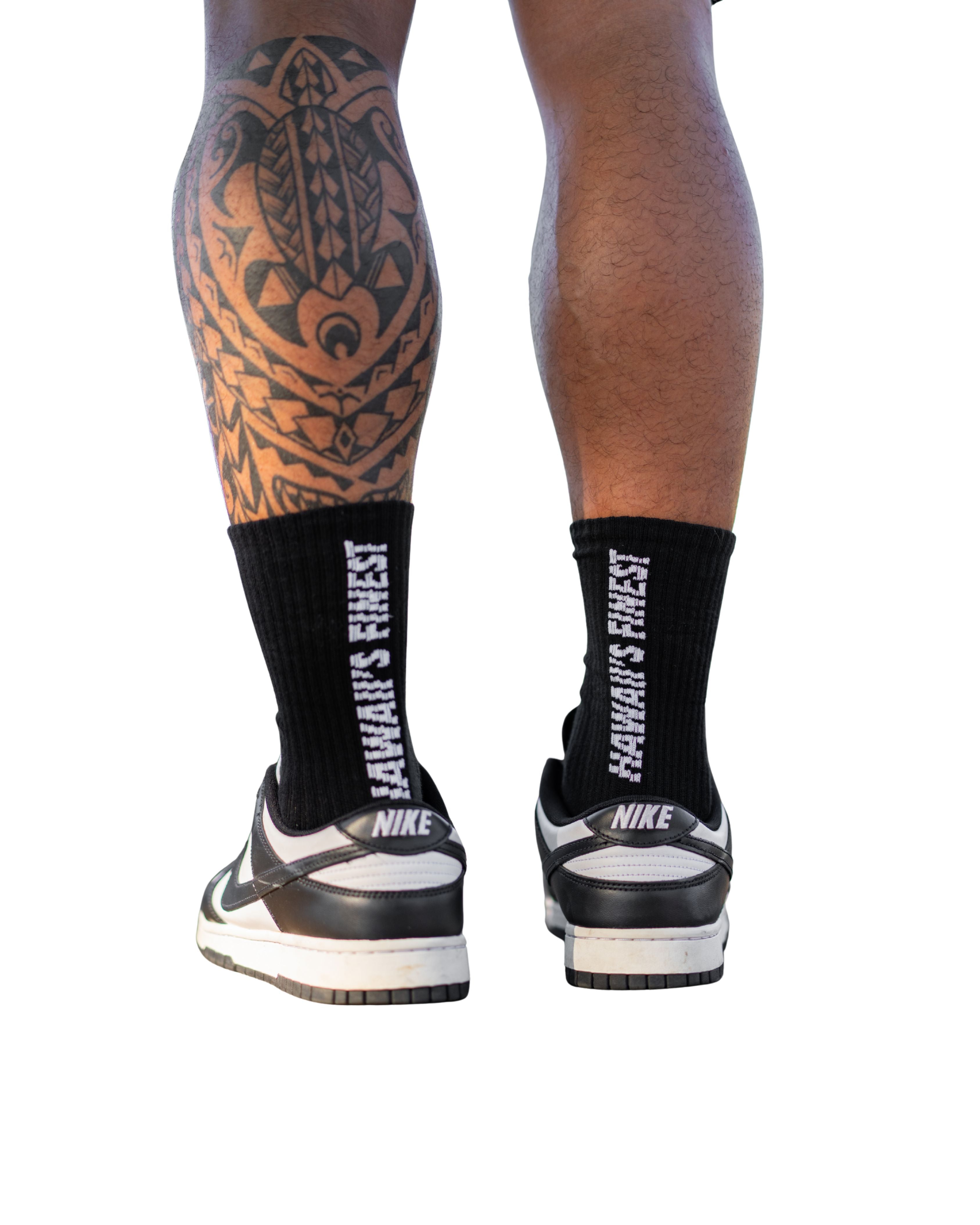 BLACK HI FINEST SOCKS Socks Hawaii's Finest 