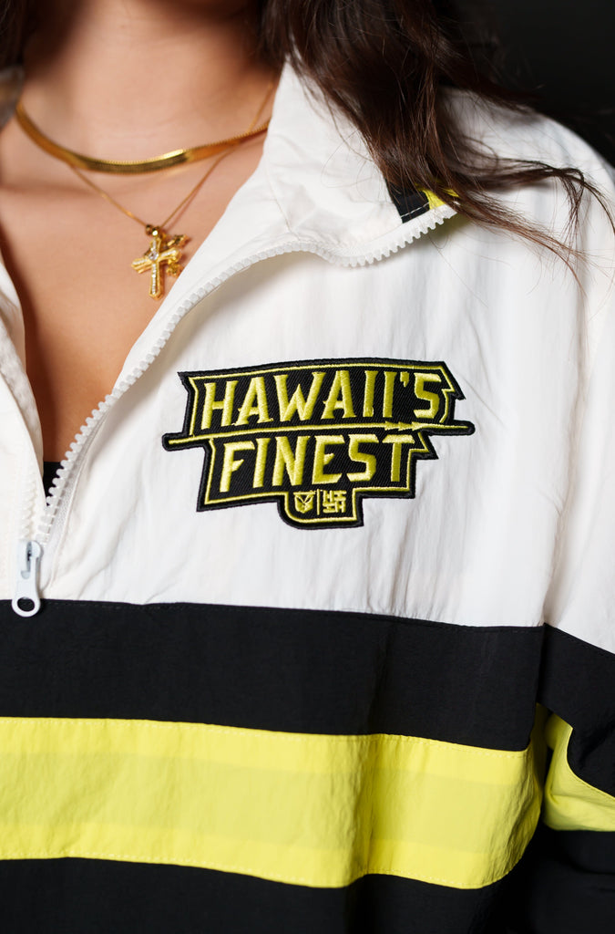 BLACK & HI-VIS PULLOVER STARTER JACKET Jacket Hawaii's Finest 