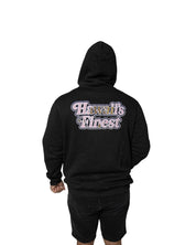 BLACK & PINK PANTHER CAMO HOODIE Jacket Hawaii's Finest 