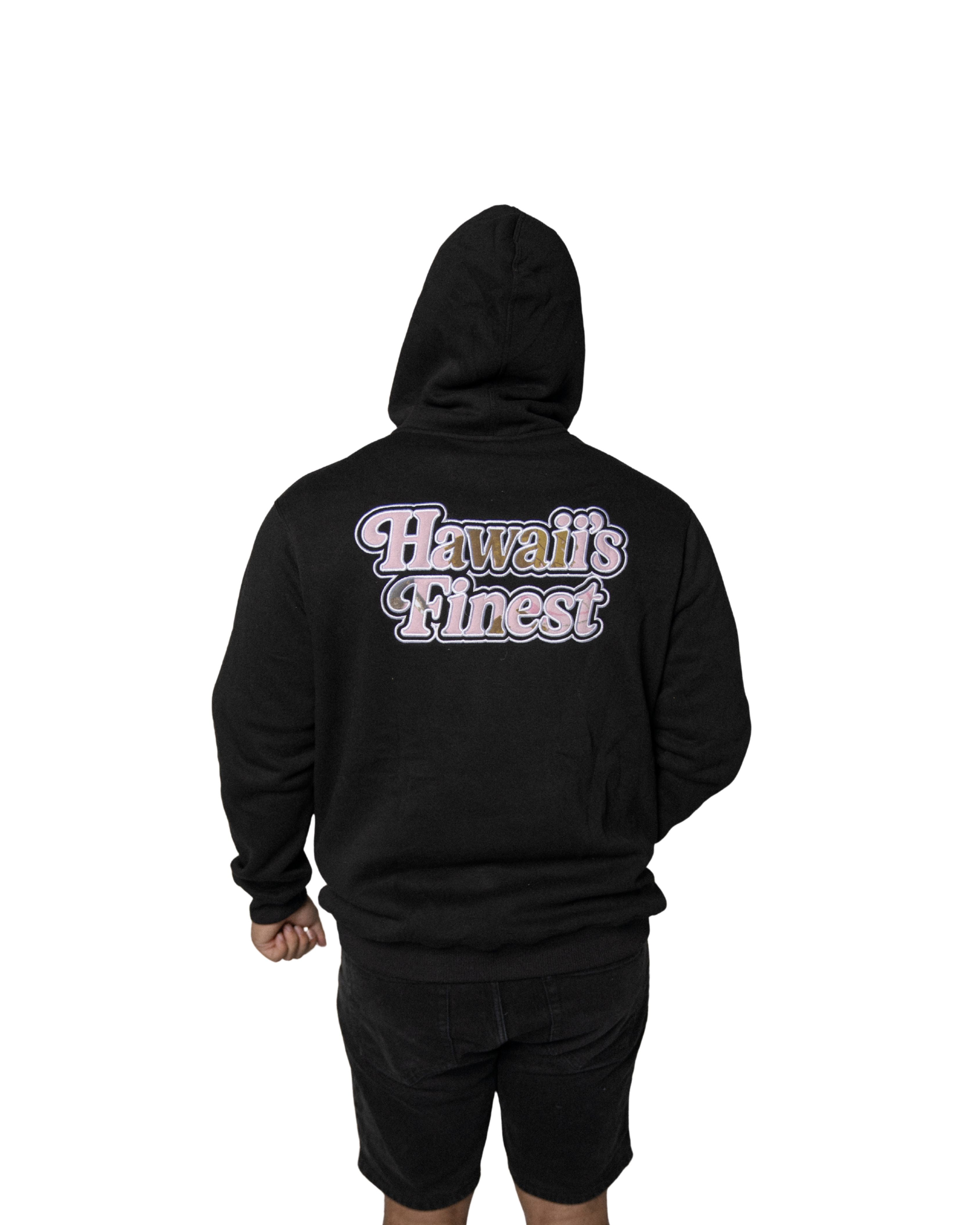 BLACK & PINK PANTHER CAMO HOODIE Jacket Hawaii's Finest 