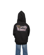BLACK & PINK PANTHER CAMO KEIKI HOODIE Jacket Hawaii's Finest 