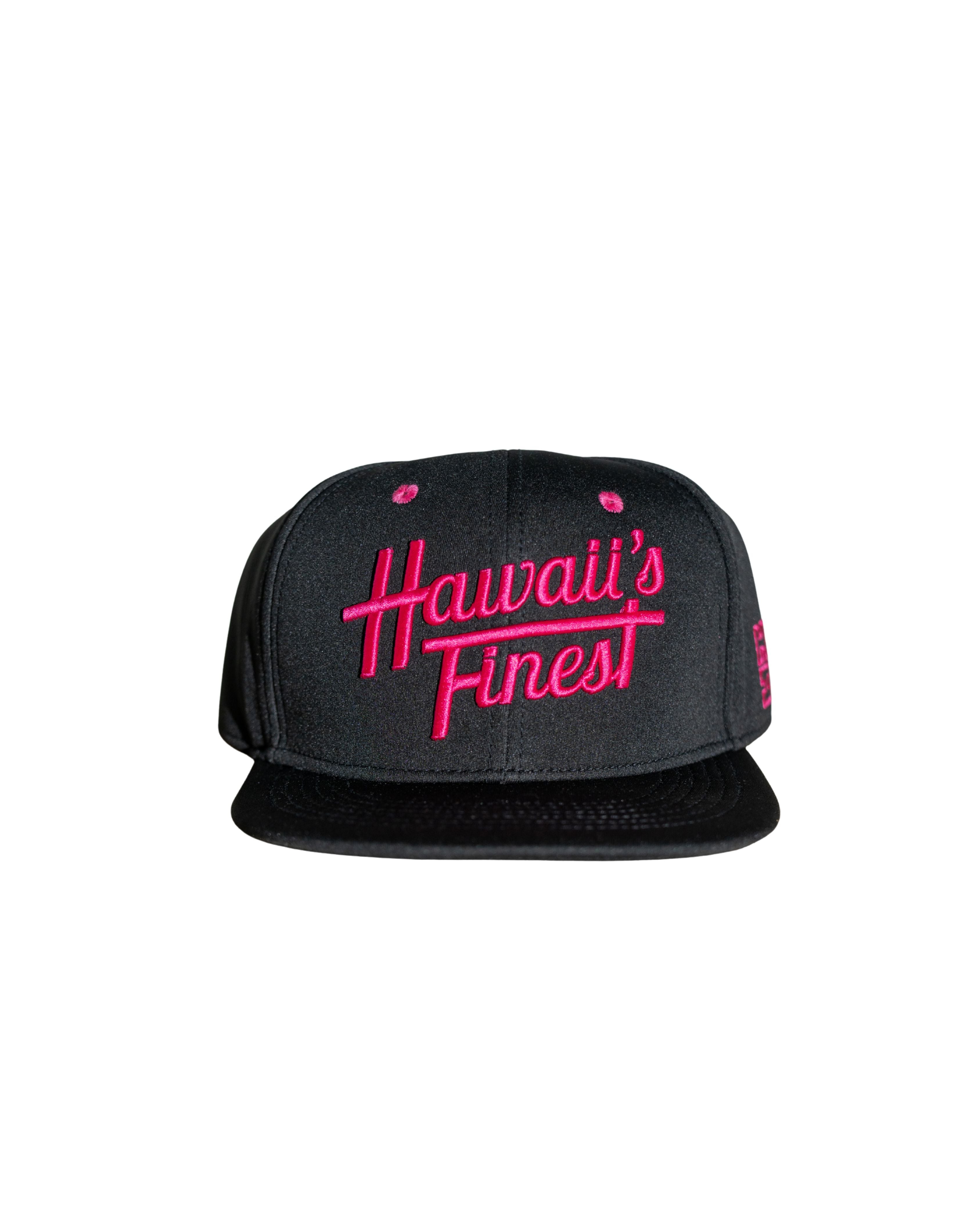 BLACK & PINK SCRIPT HAT Hat Hawaii's Finest 