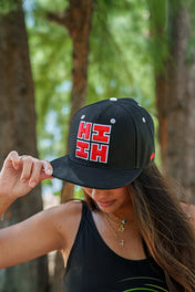 BLACK & RED HIFI LOGO HAT Hat Hawaii's Finest 