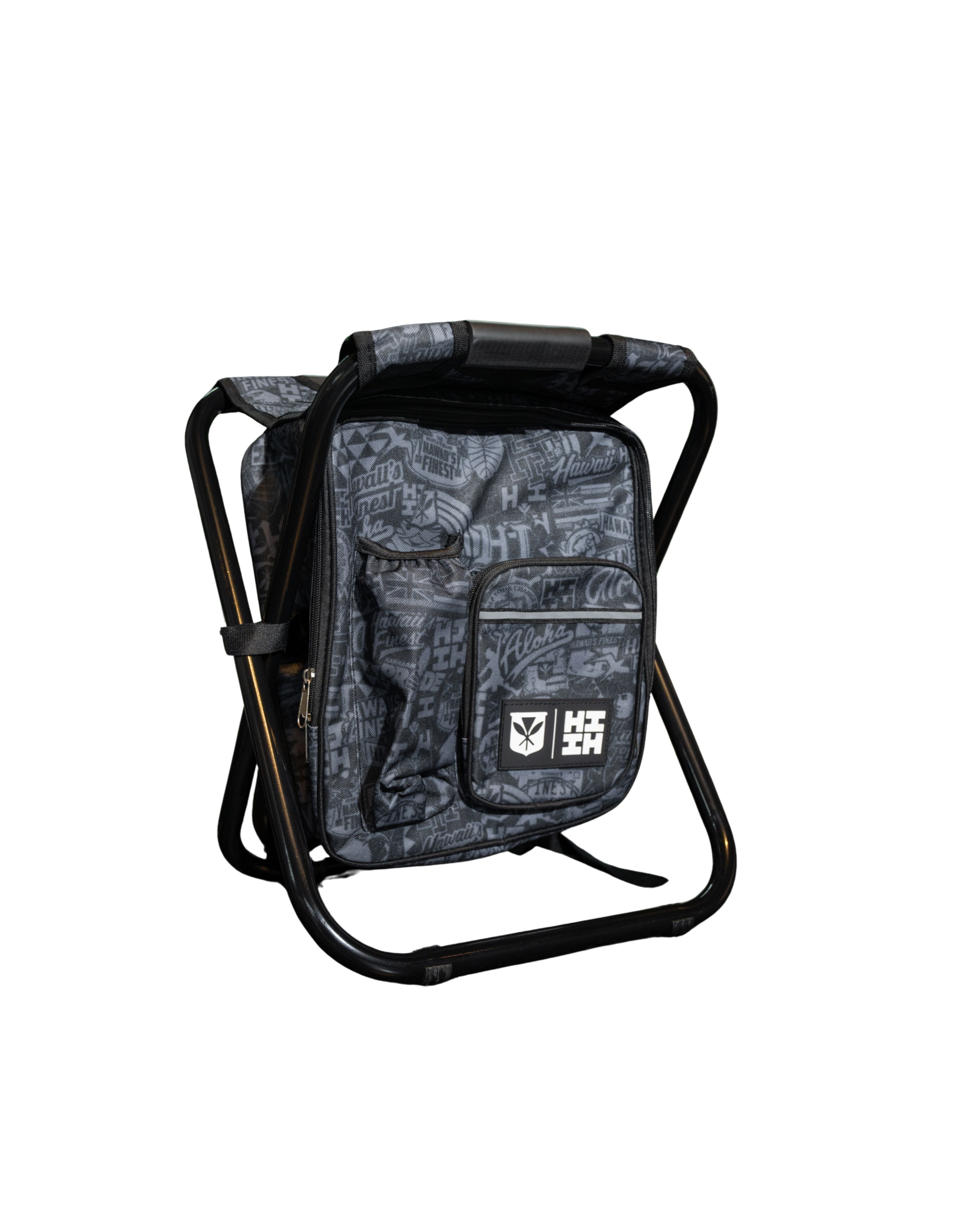 BLACK STICKERBOMB COOLER BACKPACK Bags Hawaii's Finest 