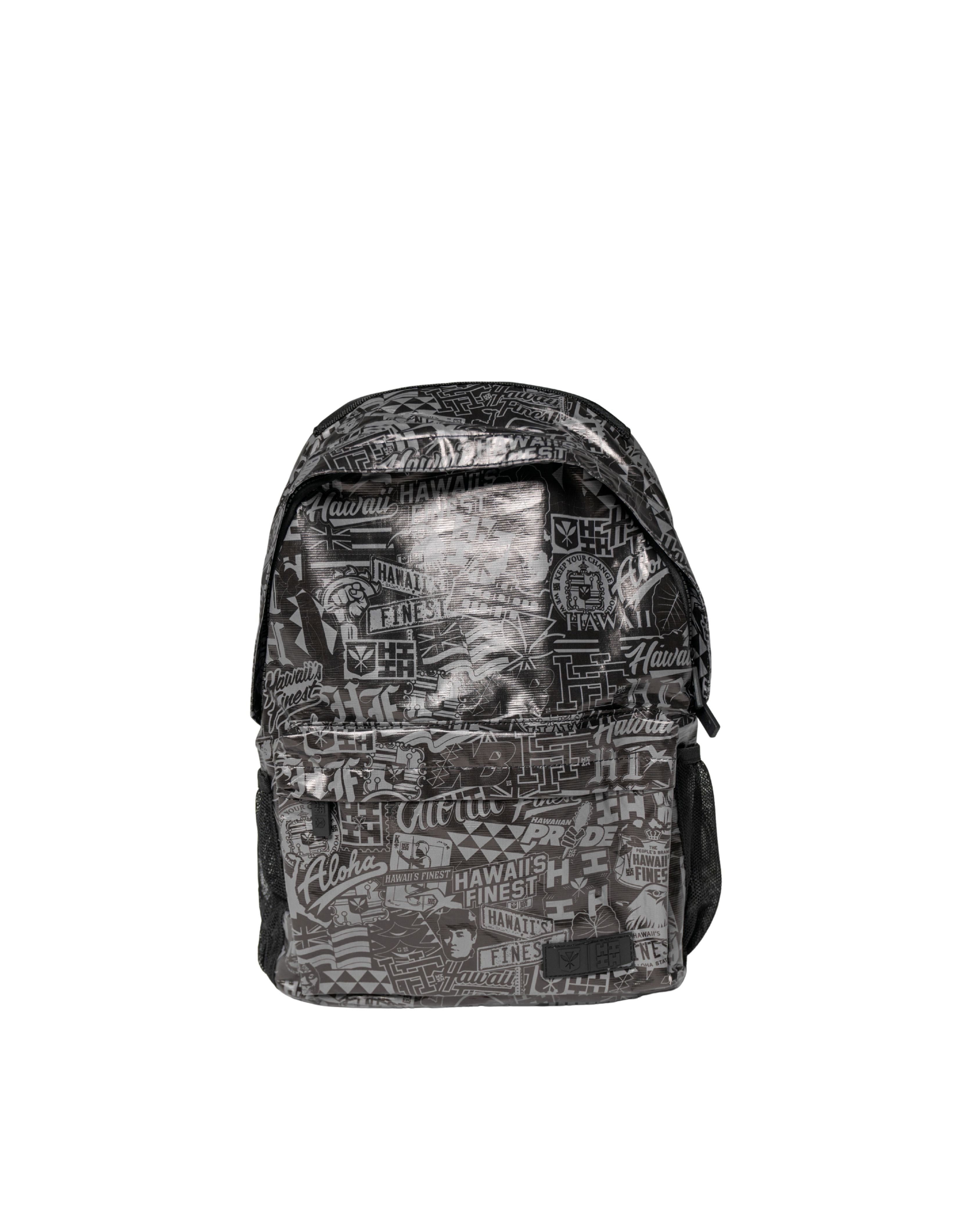 BLACK STICKERBOMB HIFI-VEK BACKPACK Bags Hawaii's Finest 