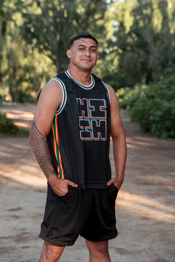 BLACK UH RETRO BASKETBALL JERSEY Jersey Hawaii's Finest 