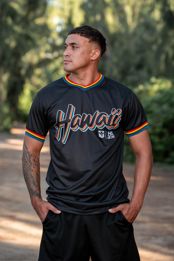 BLACK UH RETRO SOFTBALL JERSEY Jersey Hawaii's Finest 