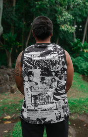 BLACK & WHITE COLLAGE BASKETBALL JERSEY Jersey Hawaii's Finest 