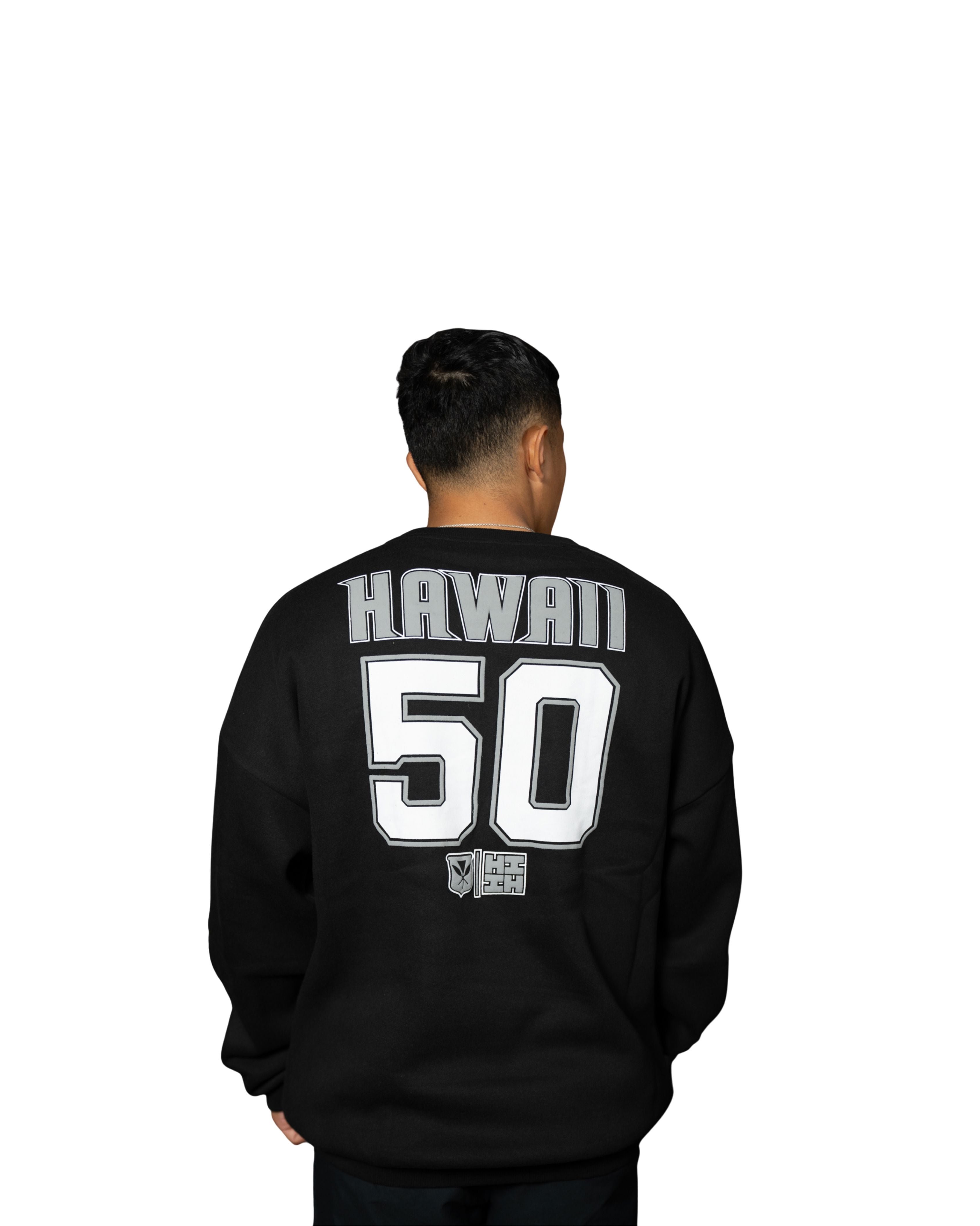 BLACK & WHITE HAWAII OVERSIZED SWEATER Jacket Hawaii's Finest 