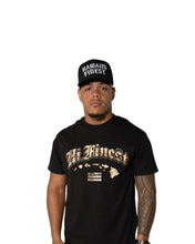 BLACK & WHITE OLD ENGLISH HAT Hat Hawaii's Finest 