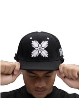 BLACK & WHITE QUILT HAT