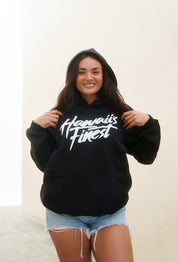 BLACK & WHITE TRIANGLES HOODIE Jacket Hawaii's Finest 