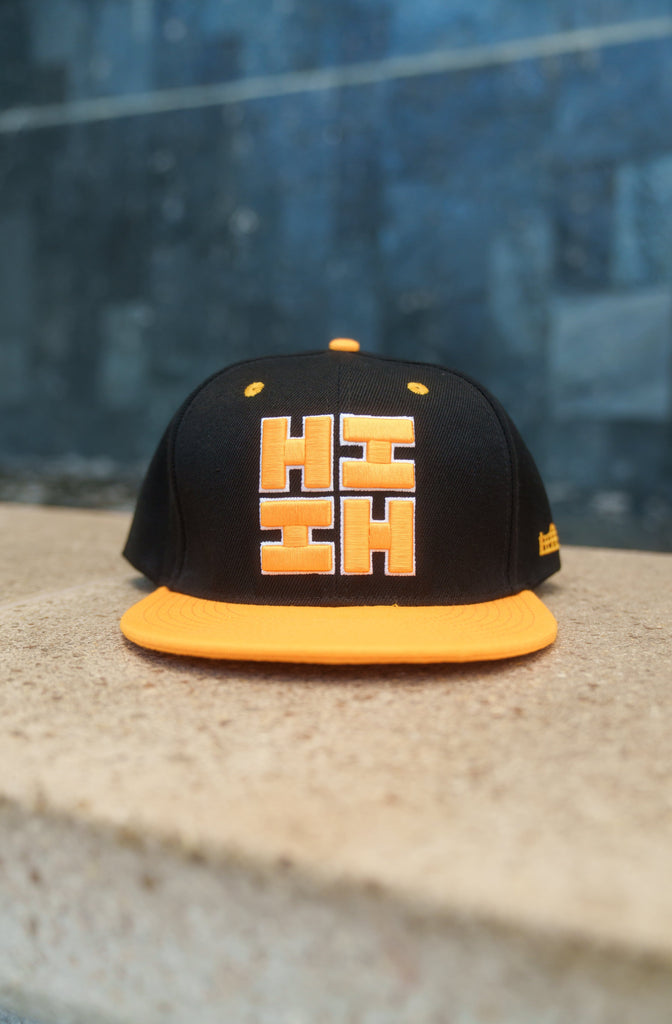 BLACK & YELLOW HIFI LOGO HAT Hat Hawaii's Finest 