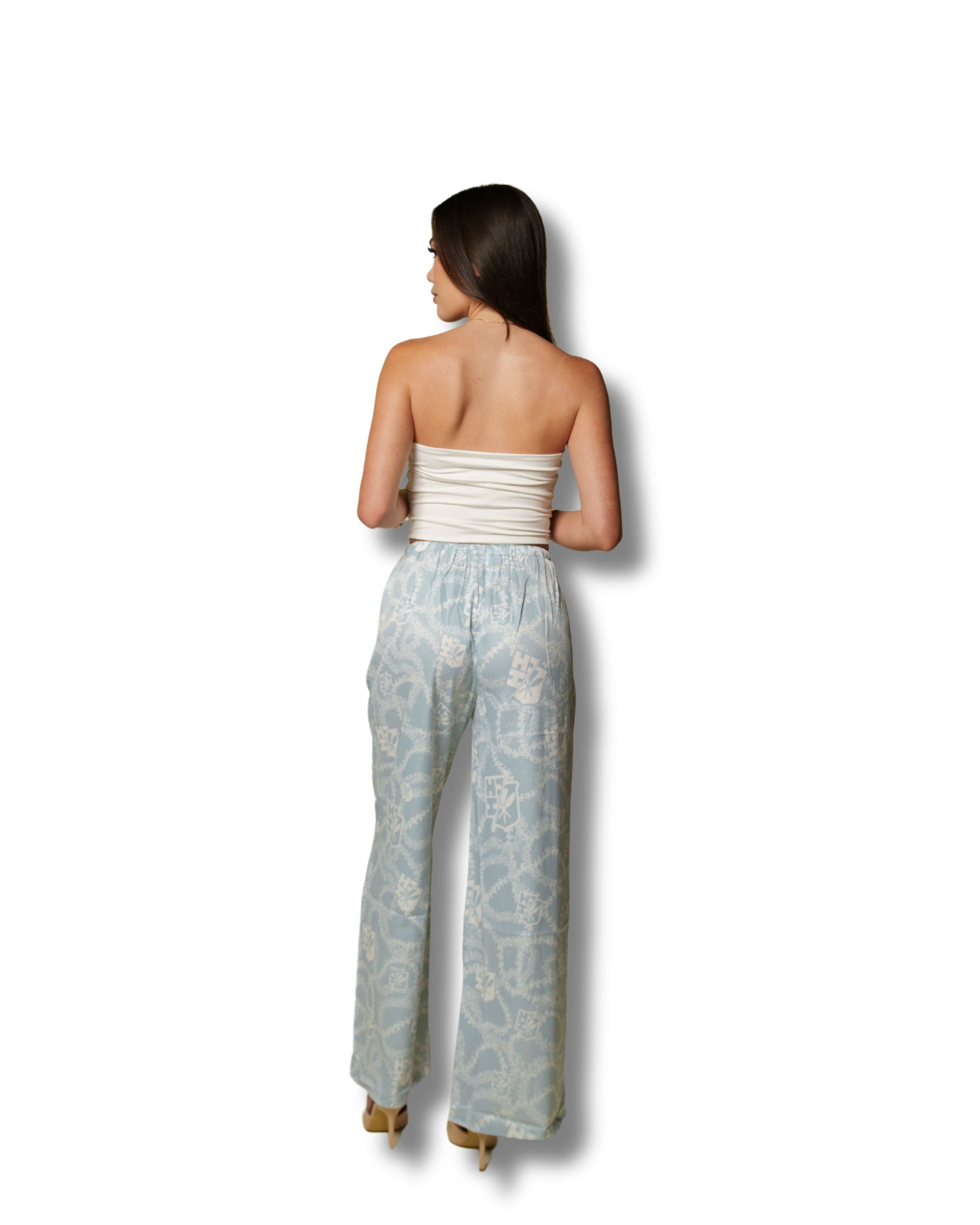 BLUE LEIS WOMEN'S FLOWY PANTS Shirts Hawaii's Finest 