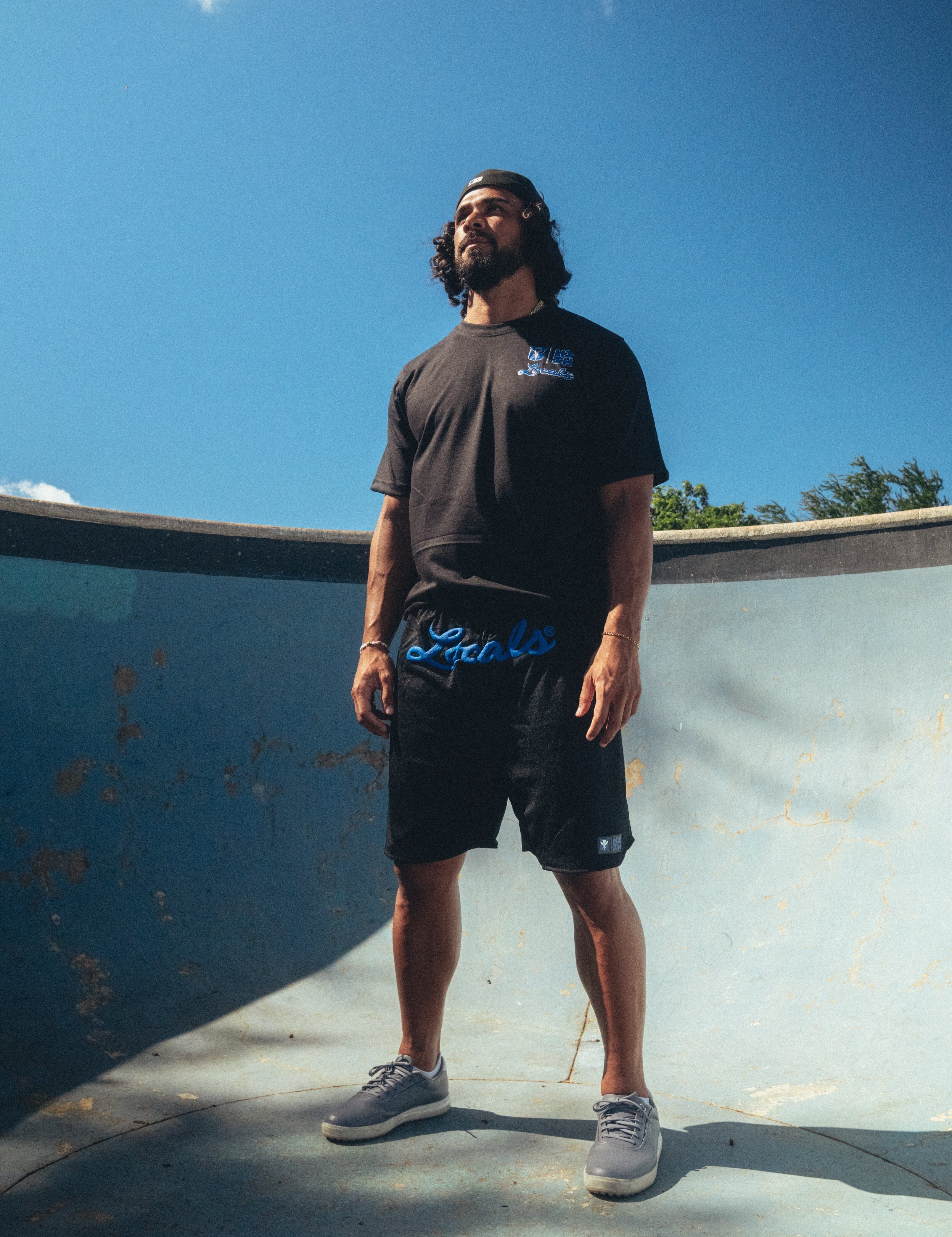 BLUE LOCALS MESH SHORTS COLLAB Shorts Hawaii's Finest 