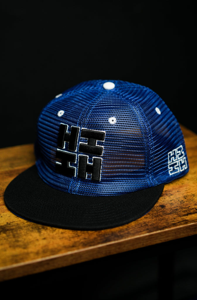 BLUE MESH HIFI LOGO HAT Hat Hawaii's Finest 