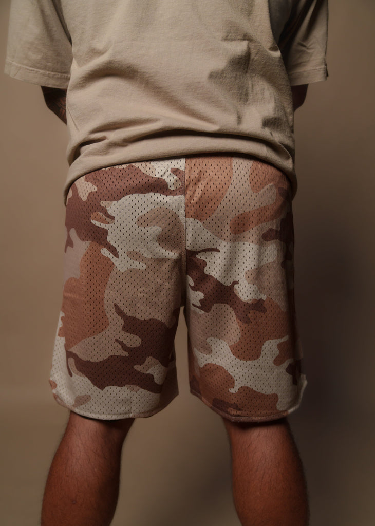 BROWN CAMO MESH SHORTS Shorts Hawaii's Finest 