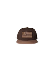 BROWN & TAN SIMPLE FLAG HAT Hat Hawaii's Finest 