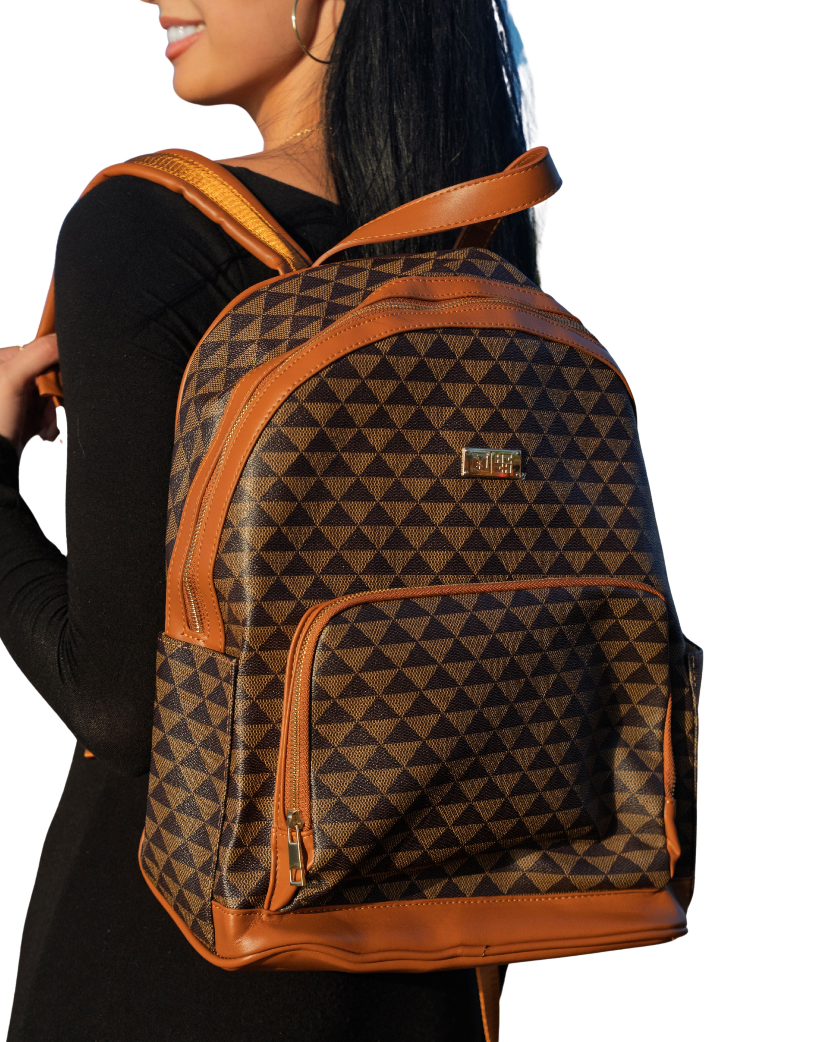 BROWN TRIANGLE BACKPACK Bags Hawaii's Finest 