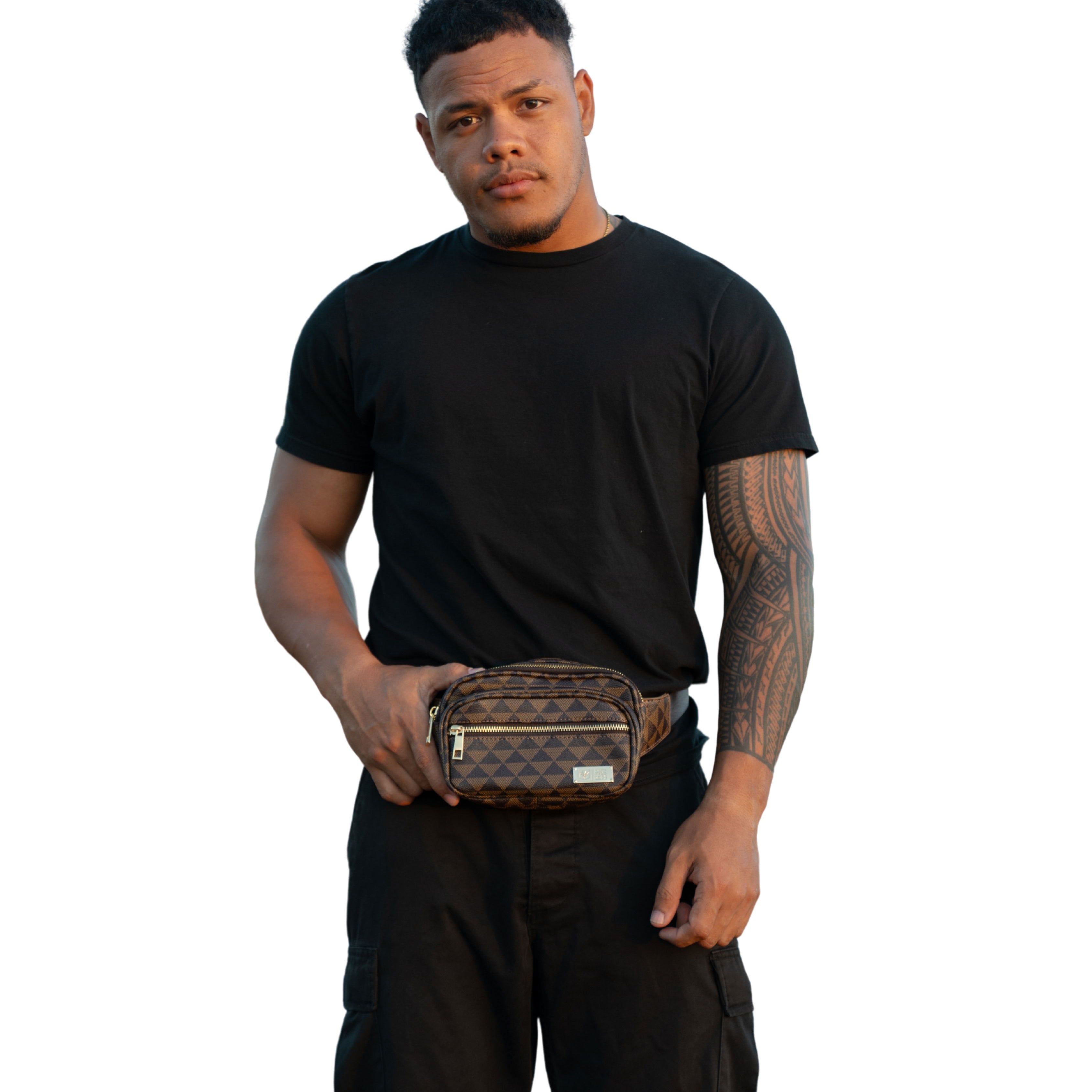 BROWN TRIANGLE FANNY Bags Hawaii's Finest 