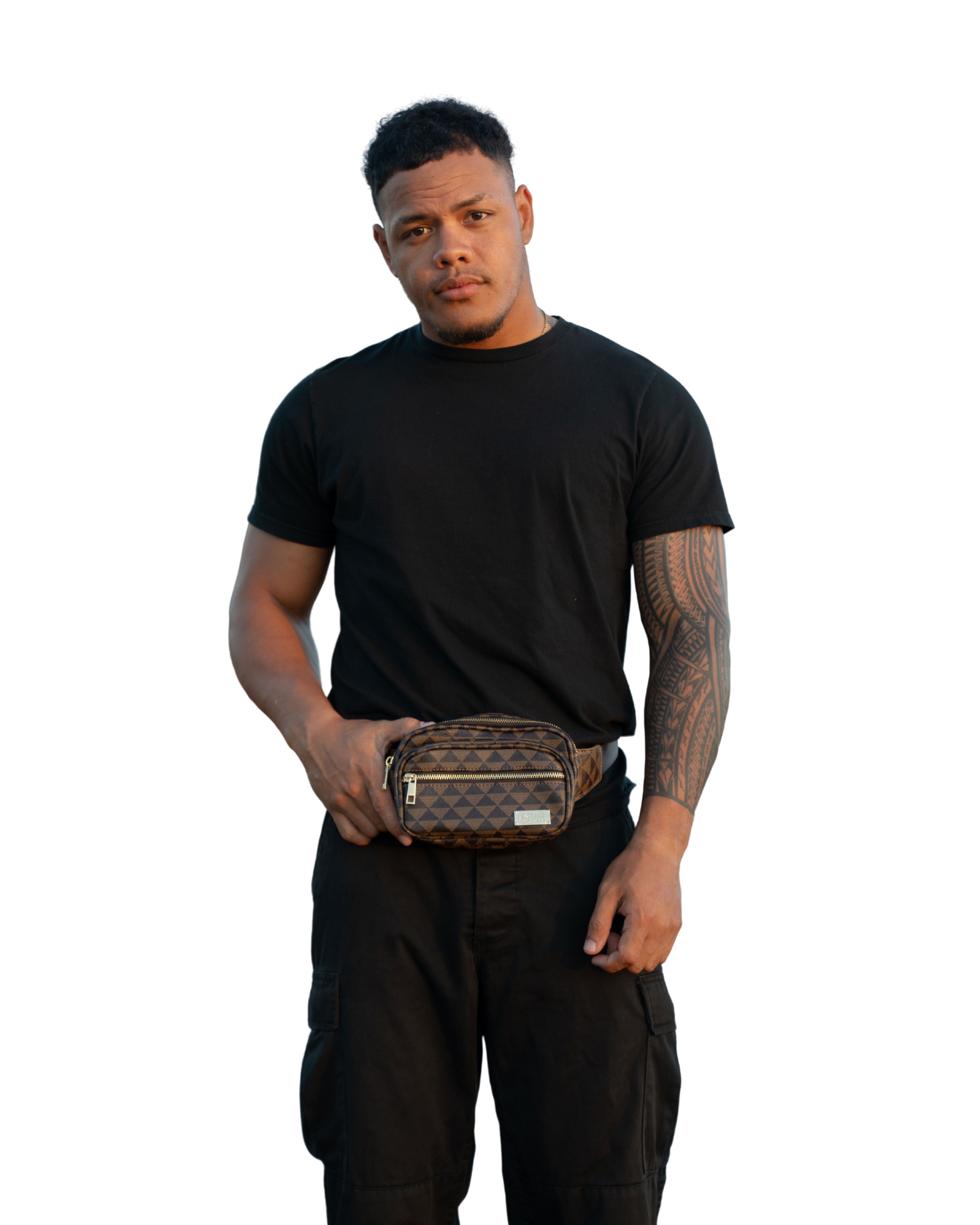 BROWN TRIANGLE FANNY Bags Hawaii's Finest 