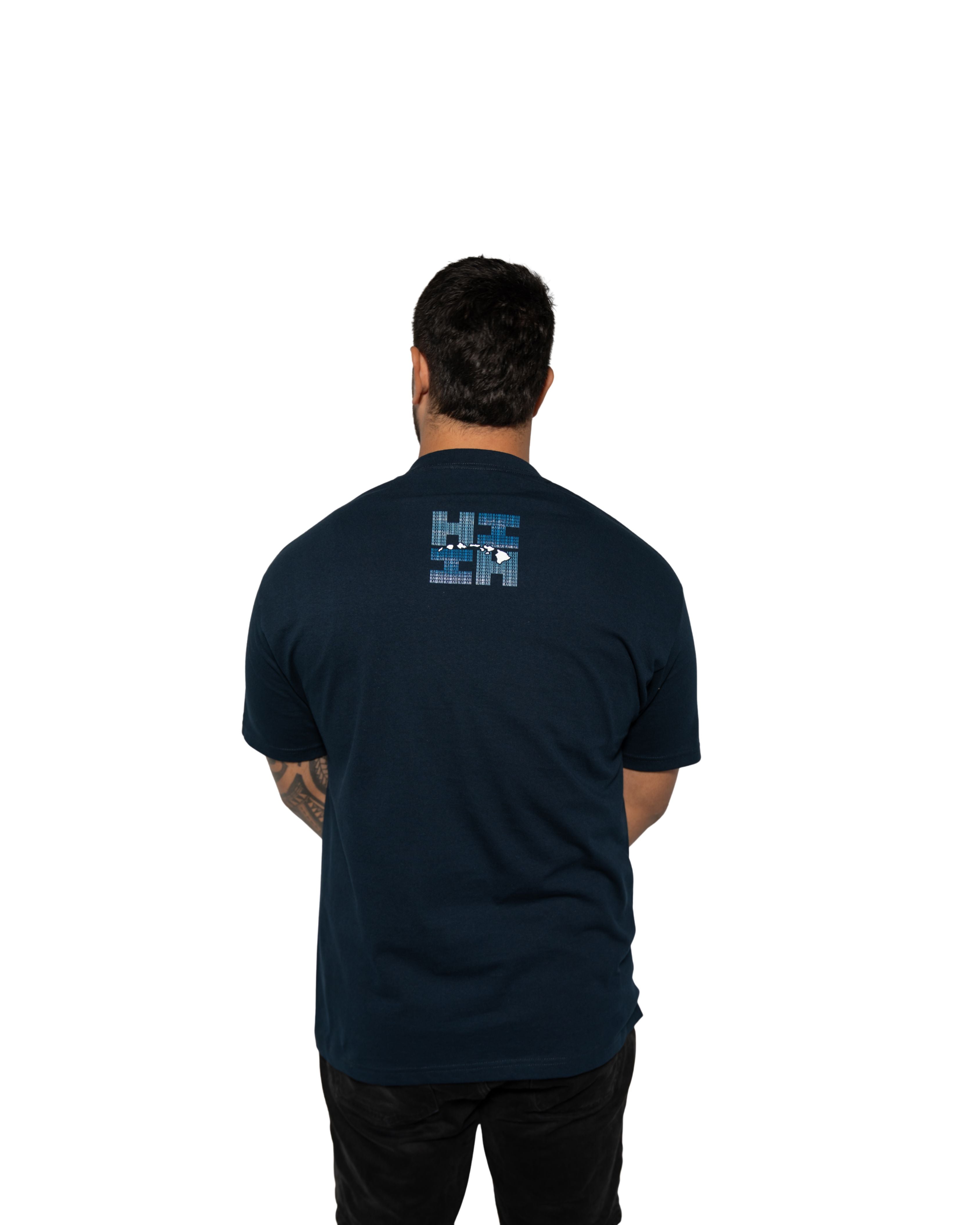BRR LOGO NAVY T-SHIRT Shirts Hawaii's Finest 
