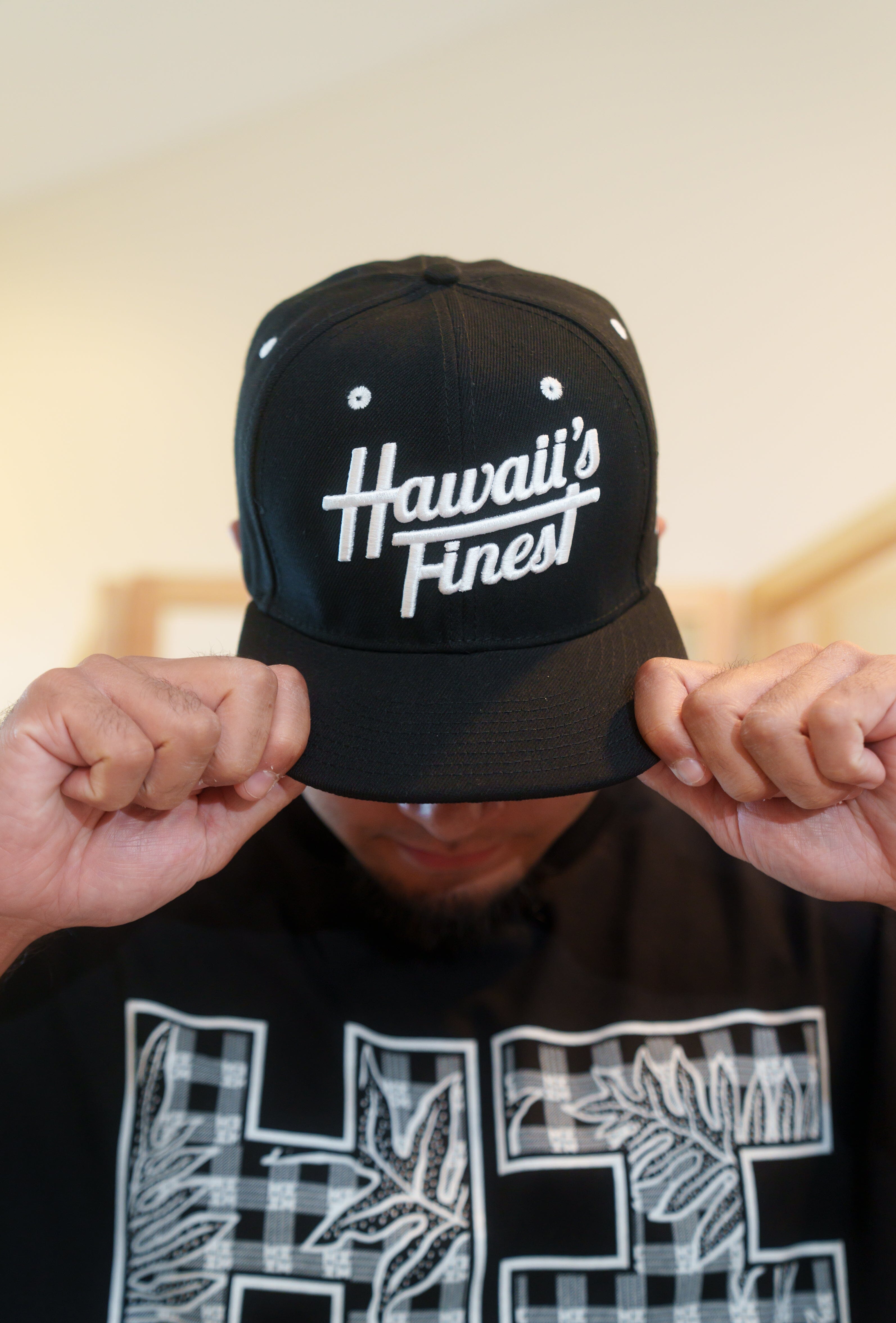 BW HIFI SCRIPT HAT Hat Hawaii's Finest 