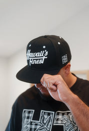 BW HIFI SCRIPT HAT Hat Hawaii's Finest 