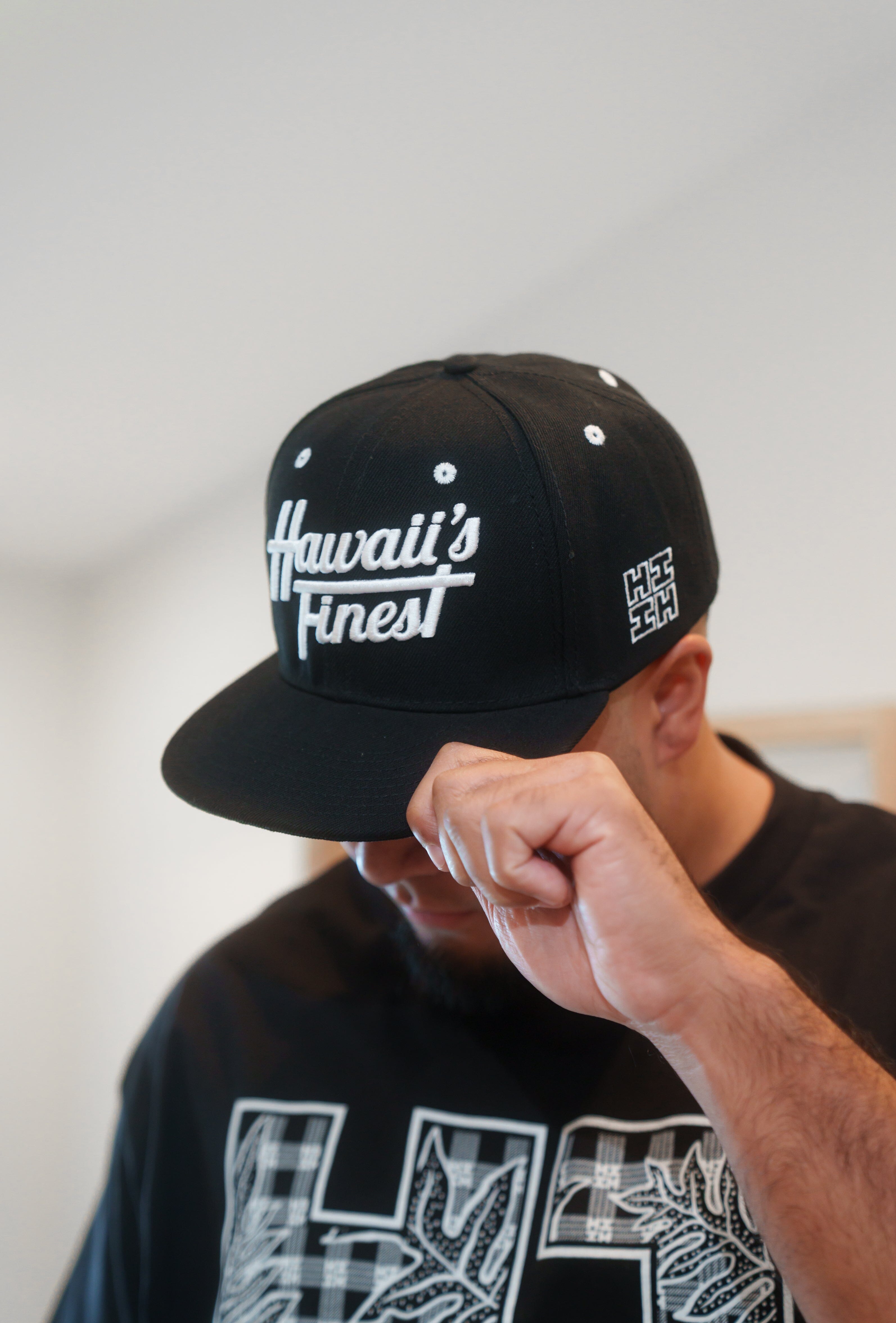 BW HIFI SCRIPT HAT Hat Hawaii's Finest 