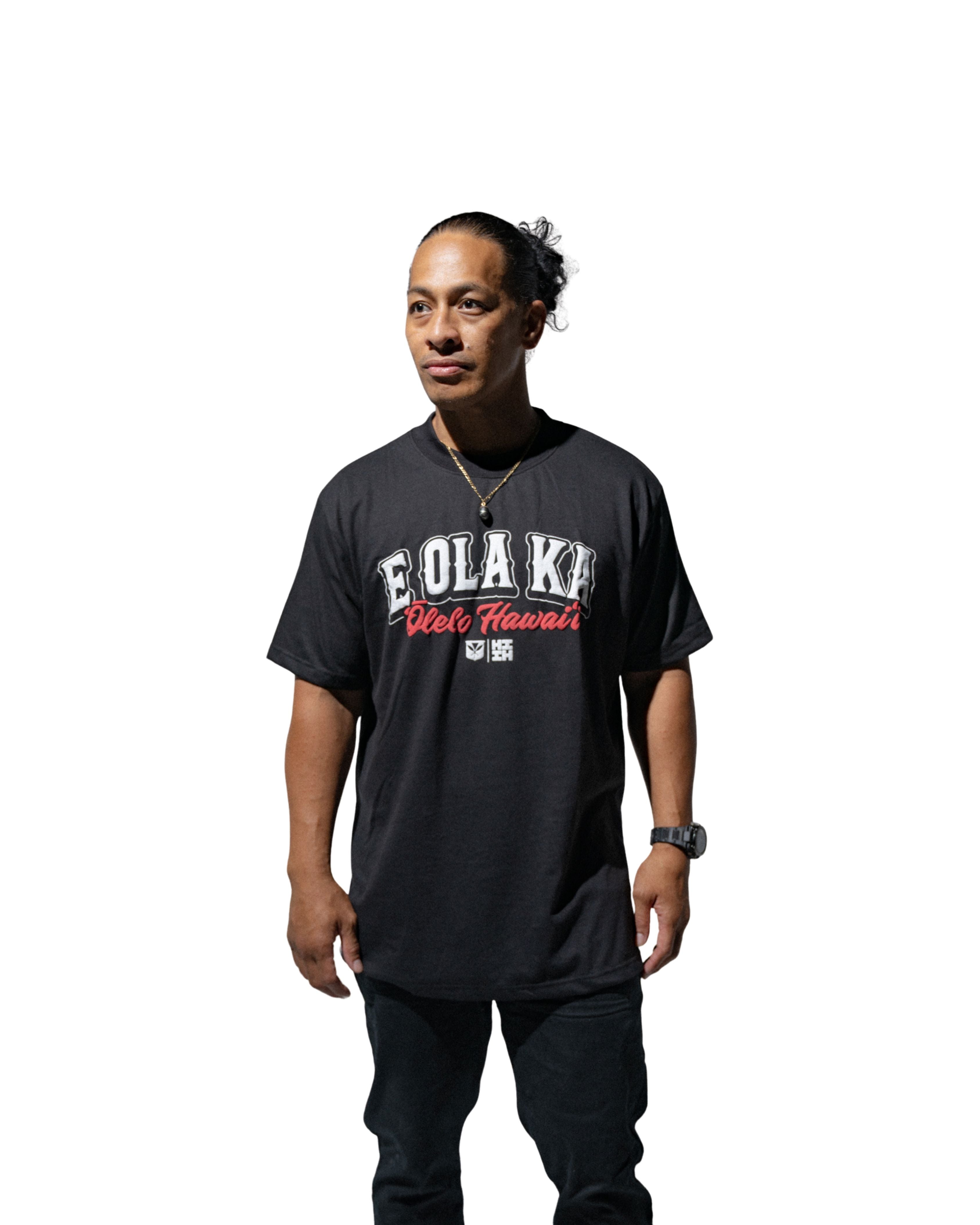 BW ʻŌLELO HAWAII T-SHIRT Shirts Hawaii's Finest X-SMALL 